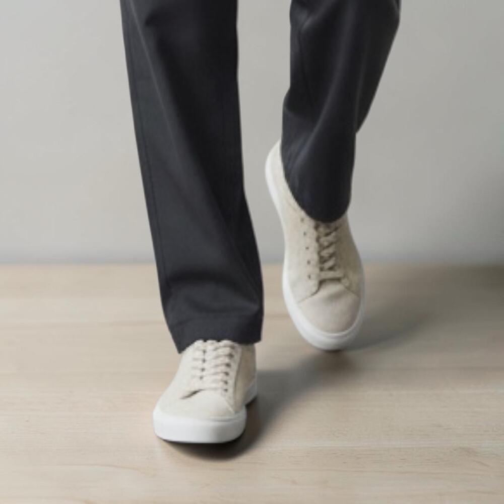 Fear of God 101 Low-Top Suede Sneakers Warm Light Gray Men's 8/41